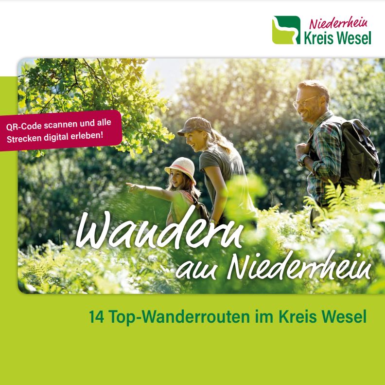 Titelbild Wanderbroschüre Kreis Wesel